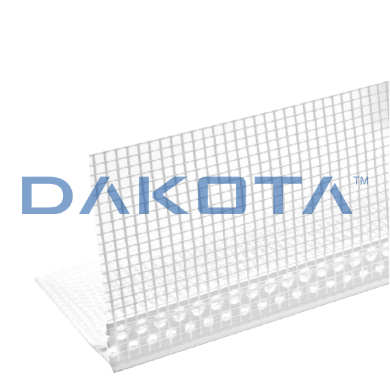 Corner bead with mesh Reinforced edge